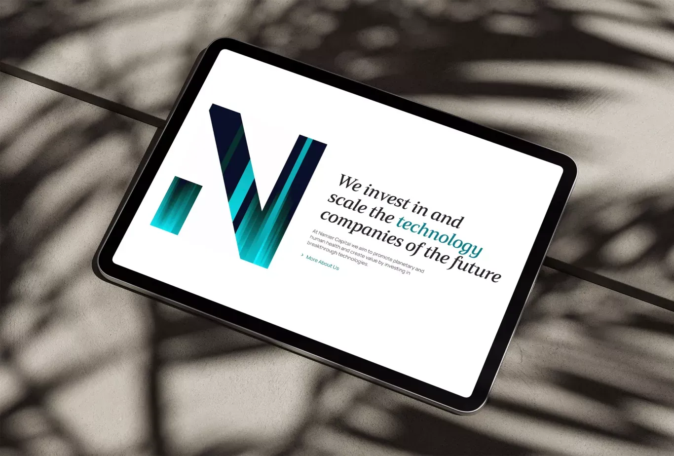 Namier Capital - Investing in technology companies of the future - Case Study design