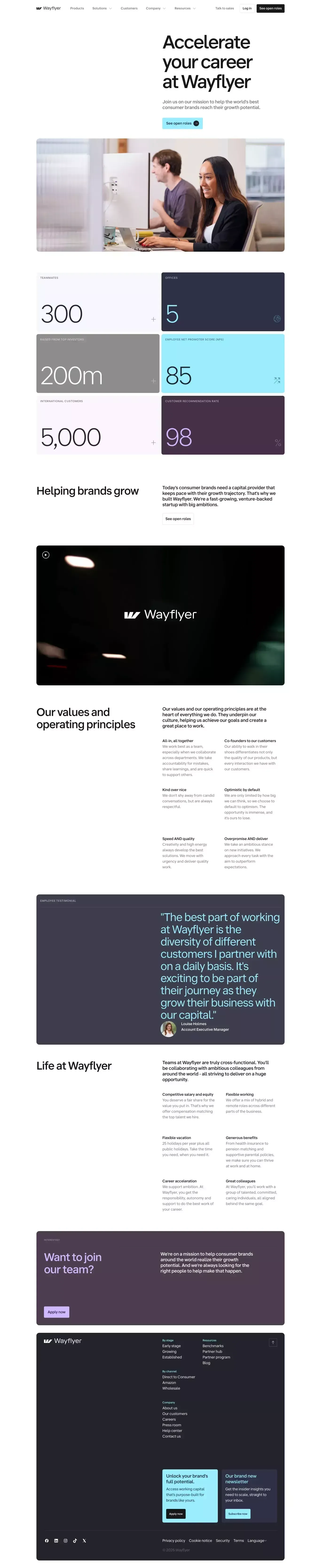 Careers at Wayflyer | Join Our Global Team | Wayflyer - Career design