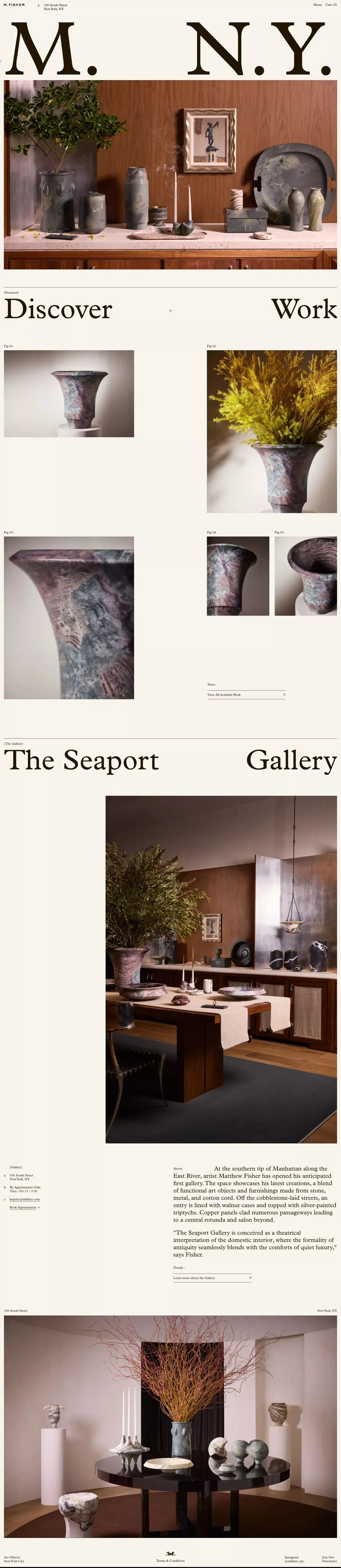 M.Fisher - Portfolio design