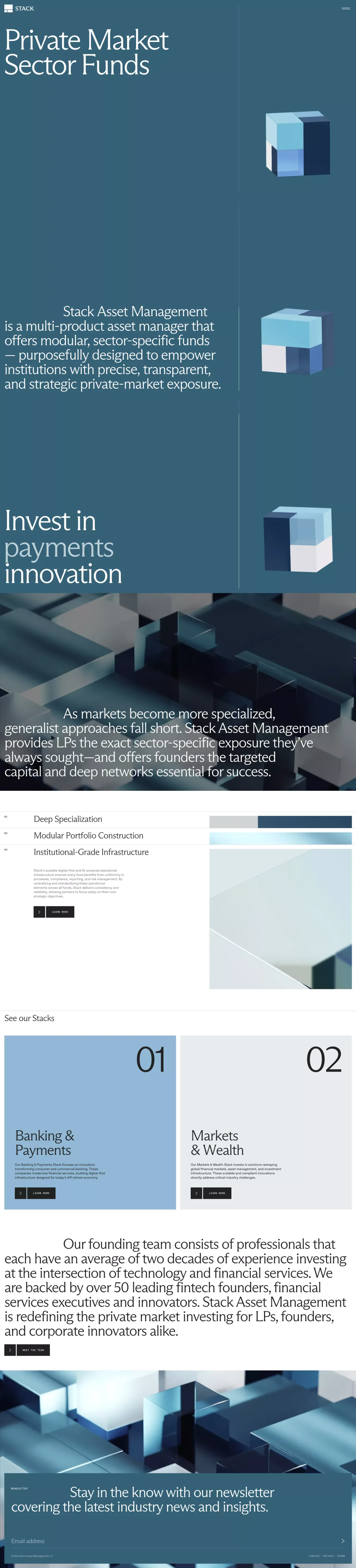 Stack Asset Management - Portfolio design