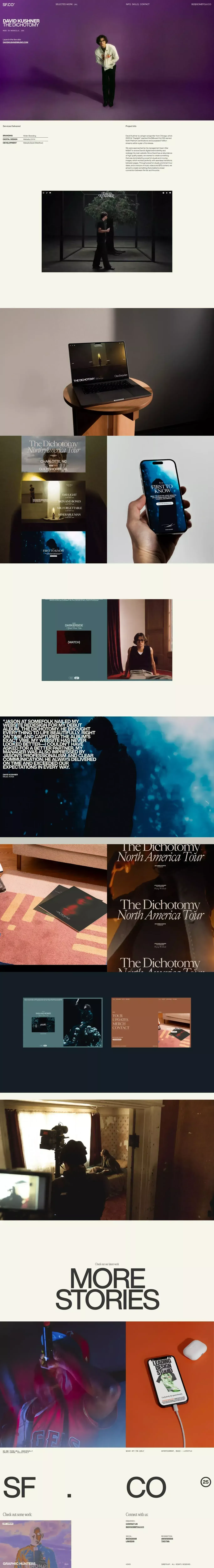 David Kushner | Selected Work | Somefolk® Digital Goods - Case Study design