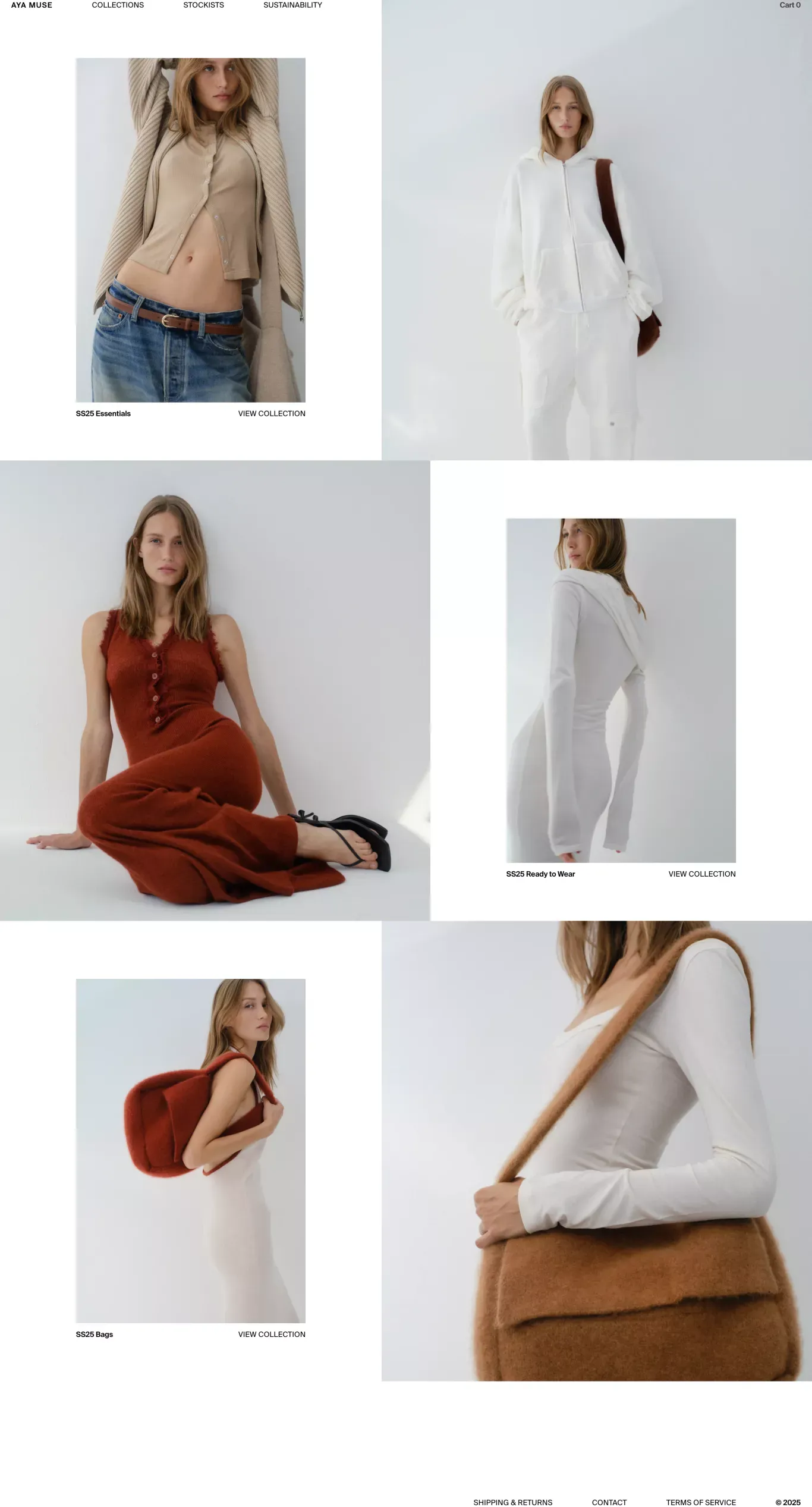 Aya Muse - Ecommerce design