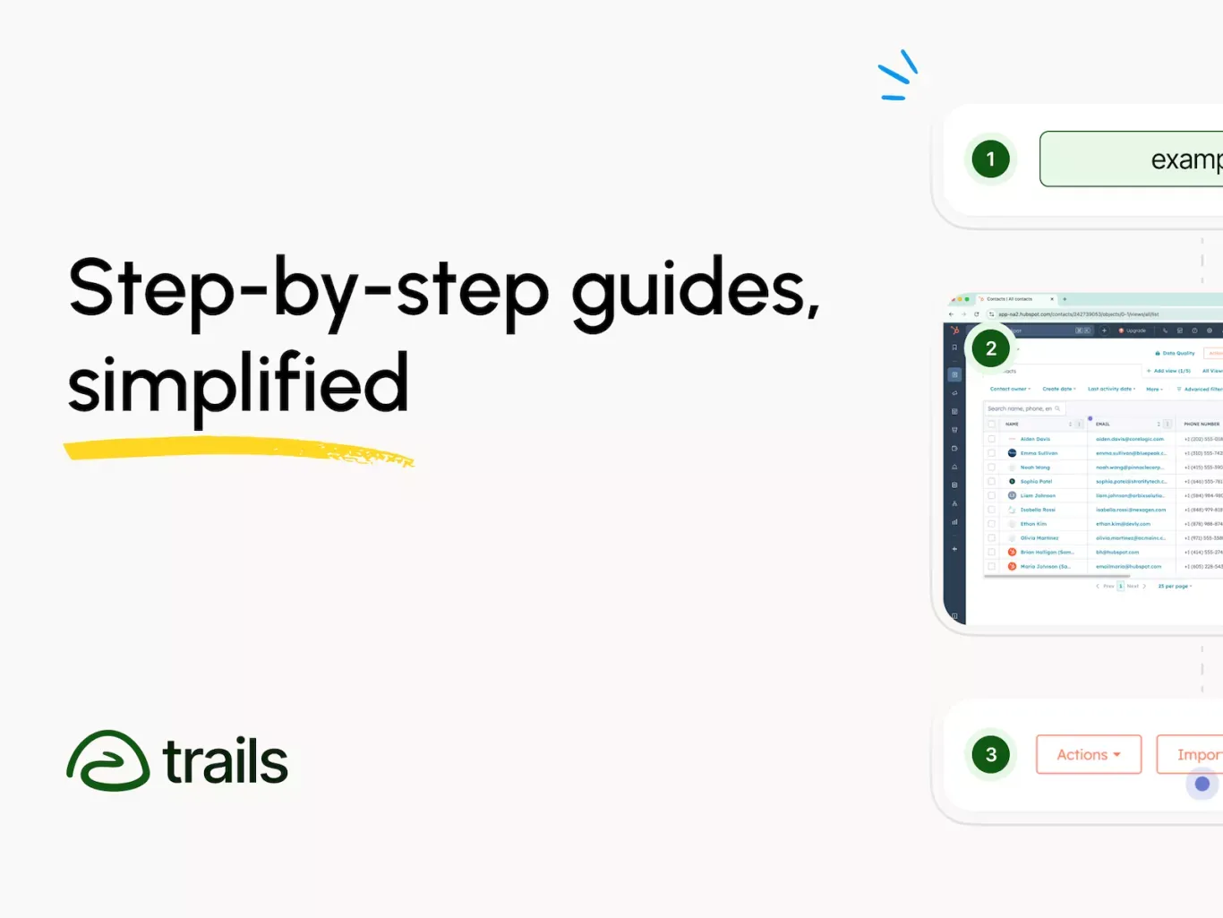 The Best Free Step-by-Step Guide Creator - Trails.so - Other design