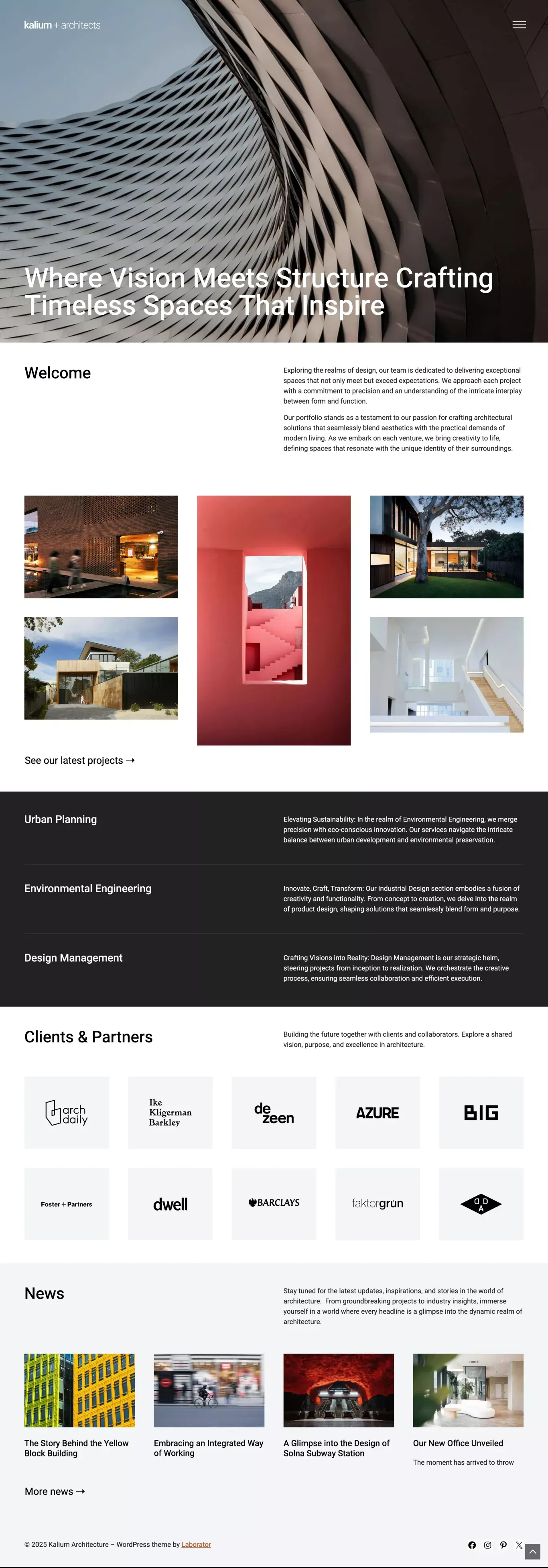 Home - Kalium Architecture - Template design