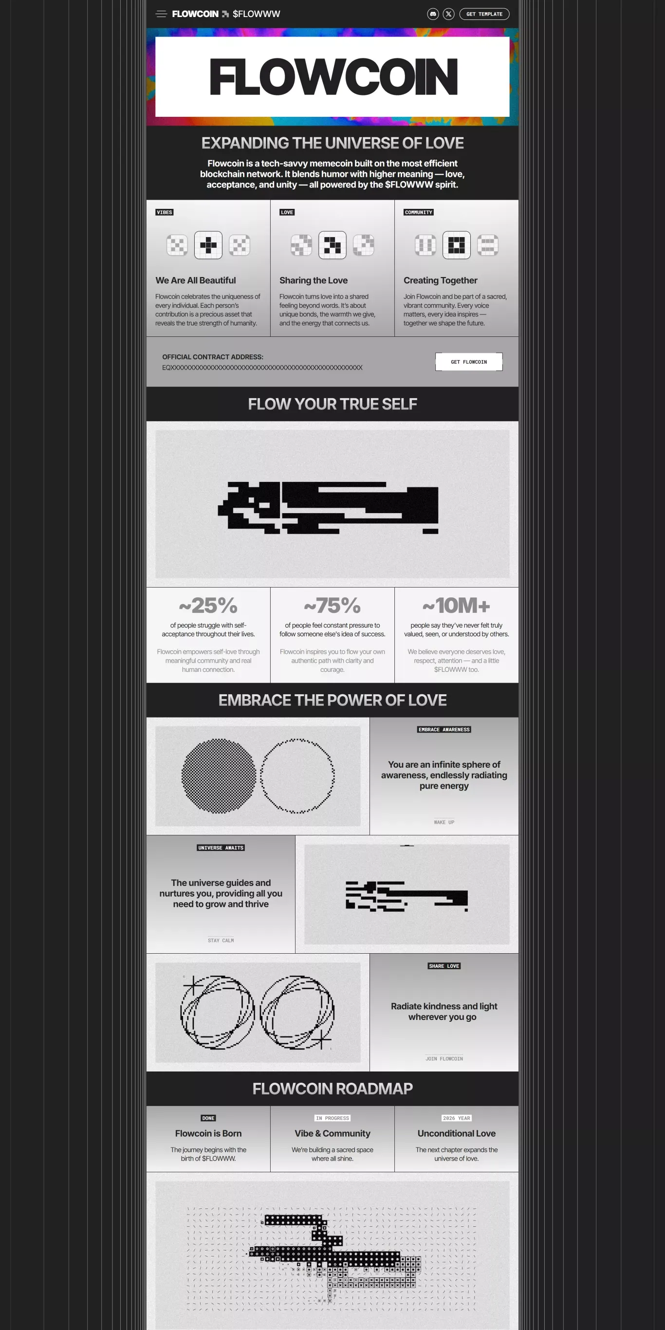 Flowcoin – Webflow HTML website template - Landing design