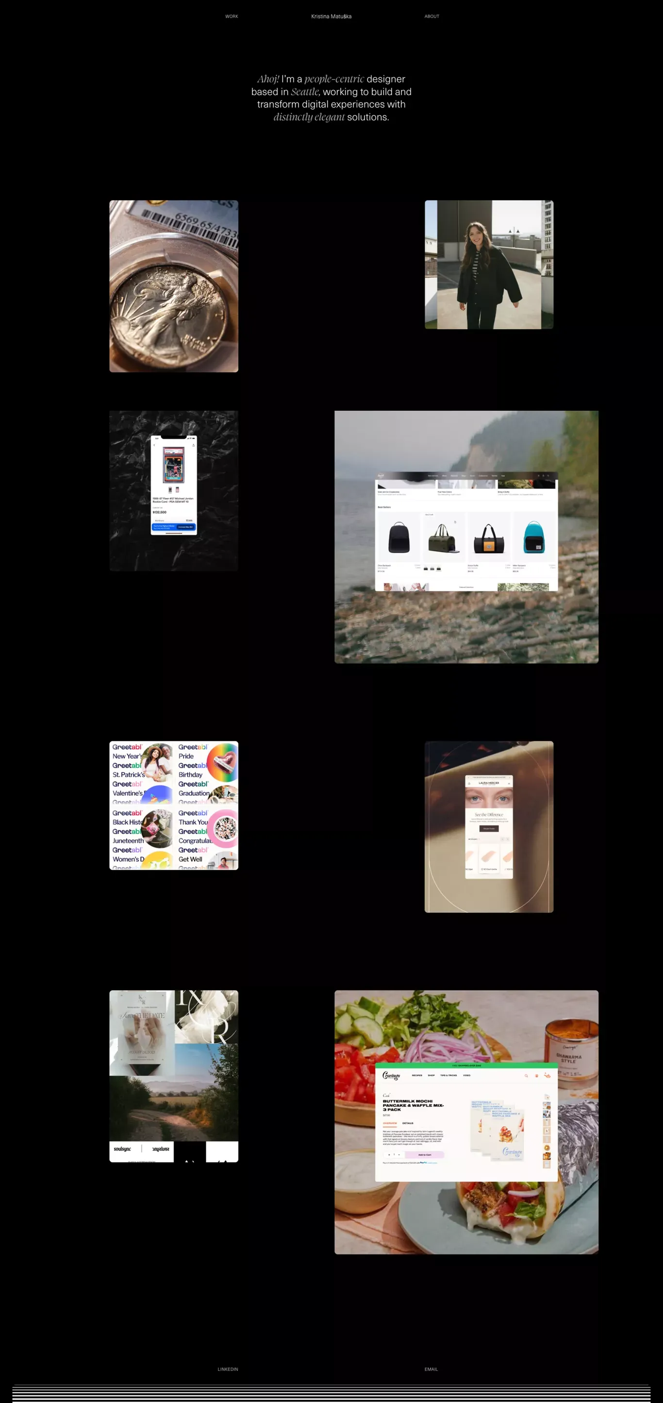 Kristina Matuška — People-centric designer based in Seattle - Portfolio design