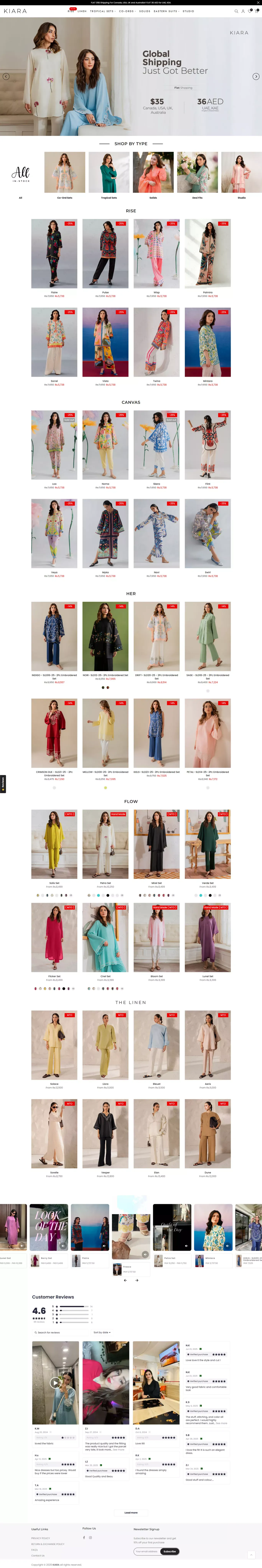 Buy Online Women's Ready to Wear and Unstitched Clothes – KIARA Official - Ecommerce design