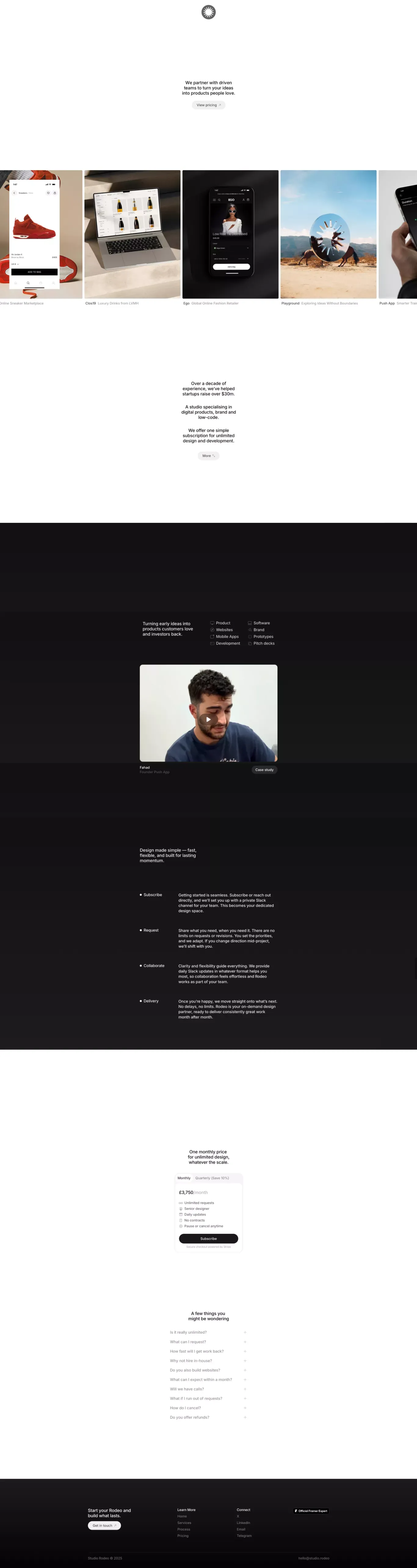 Studio Rodeo - Premium Design Studio - Portfolio design