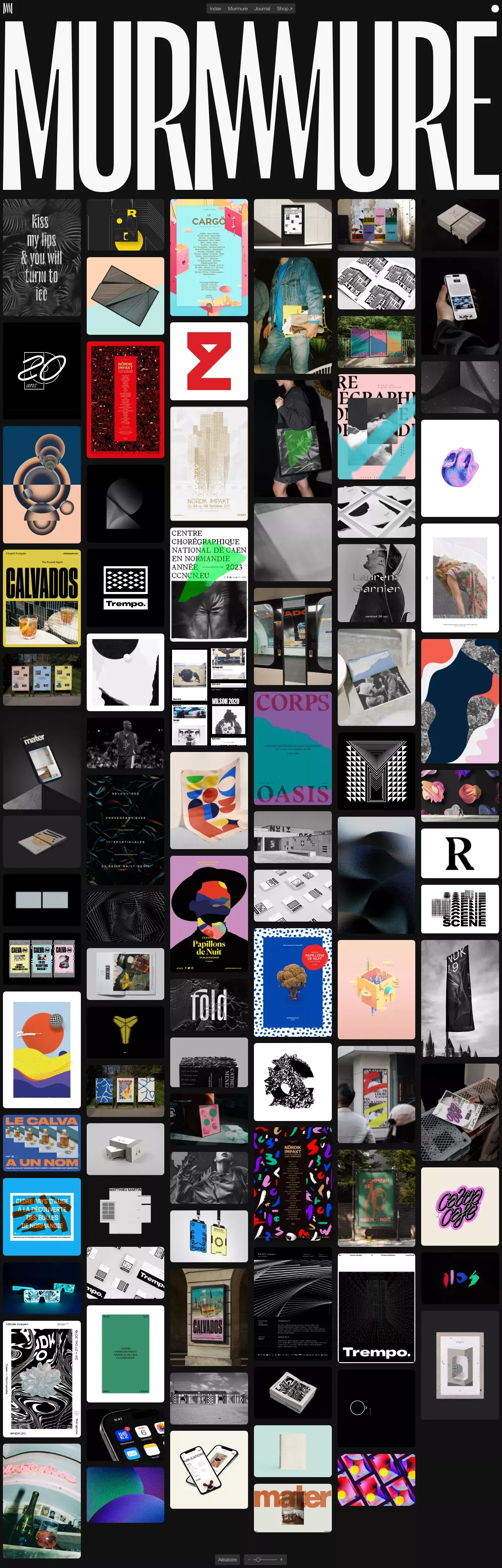 Murmure - Studio de direction artistique, de design graphique et numérique indépendant - Portfolio design