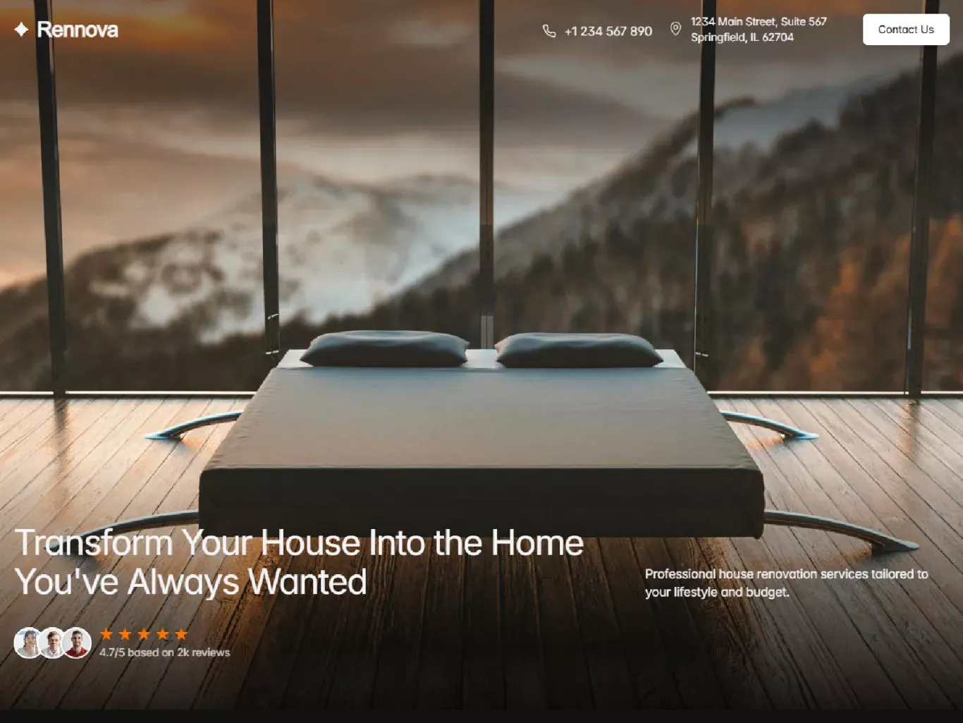 Rennova â Professional House Renovation Services - Landing design
