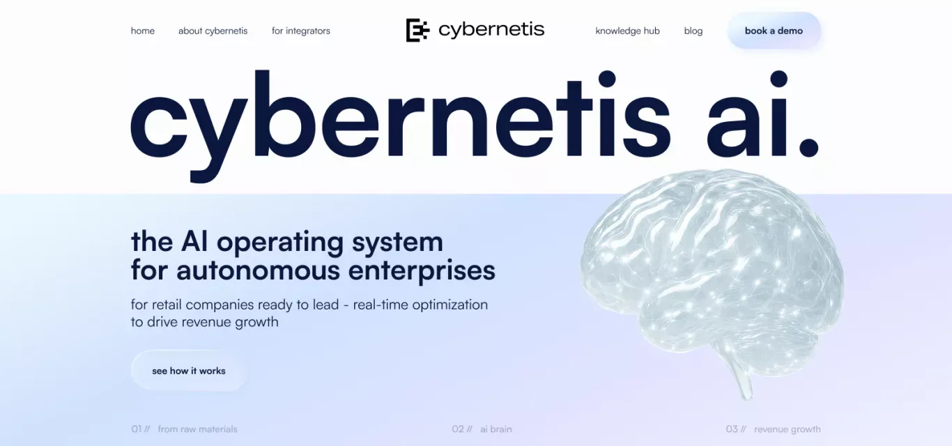 Cybernetis AI - Product page design