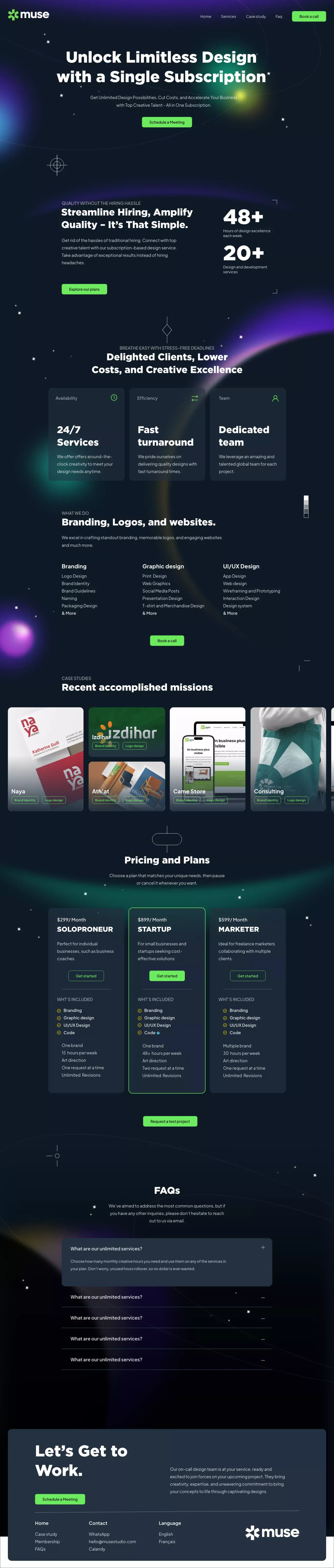 Unlock Limitless Design Possibilities with Our Subscription-Based Service for Expert Graphic and UI/UX Design - Portfolio design