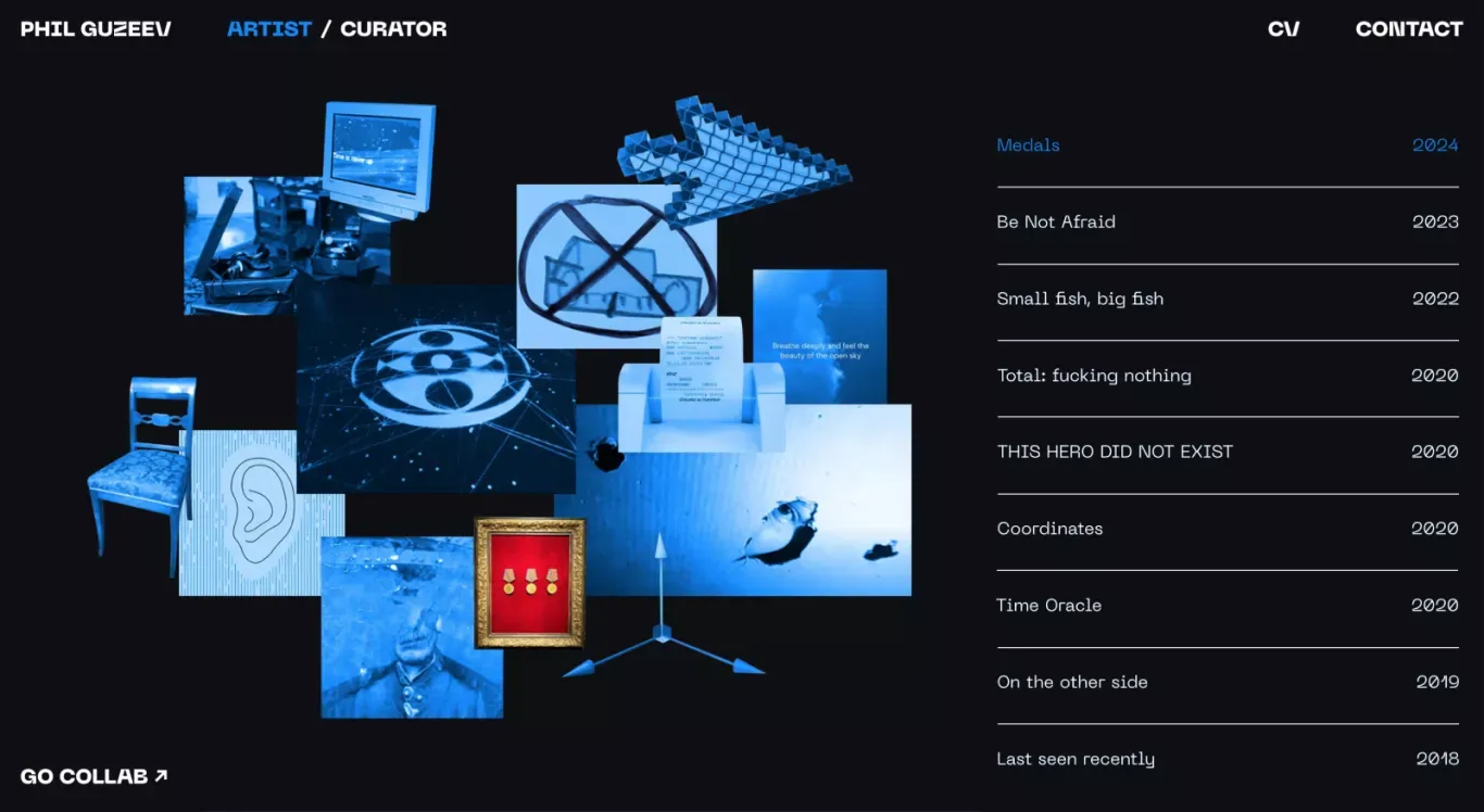 PHIL GUZEEV - Portfolio design