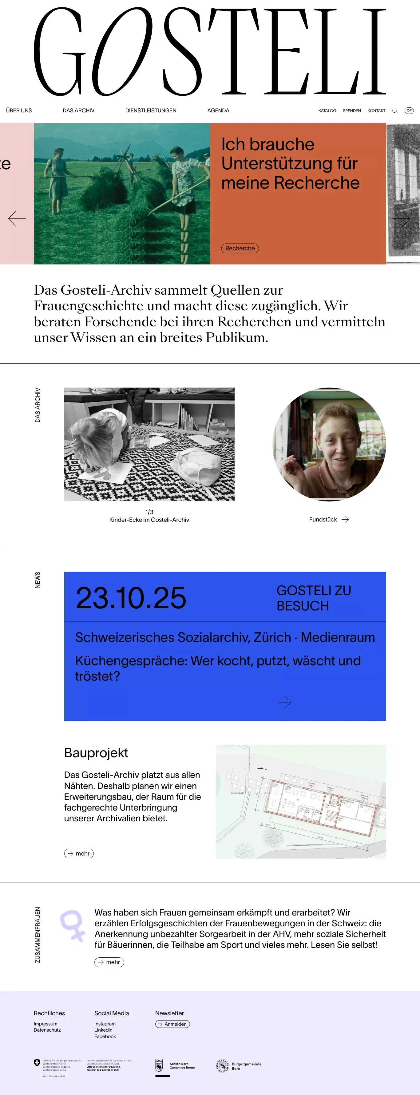 Gosteli-Archiv - Other design