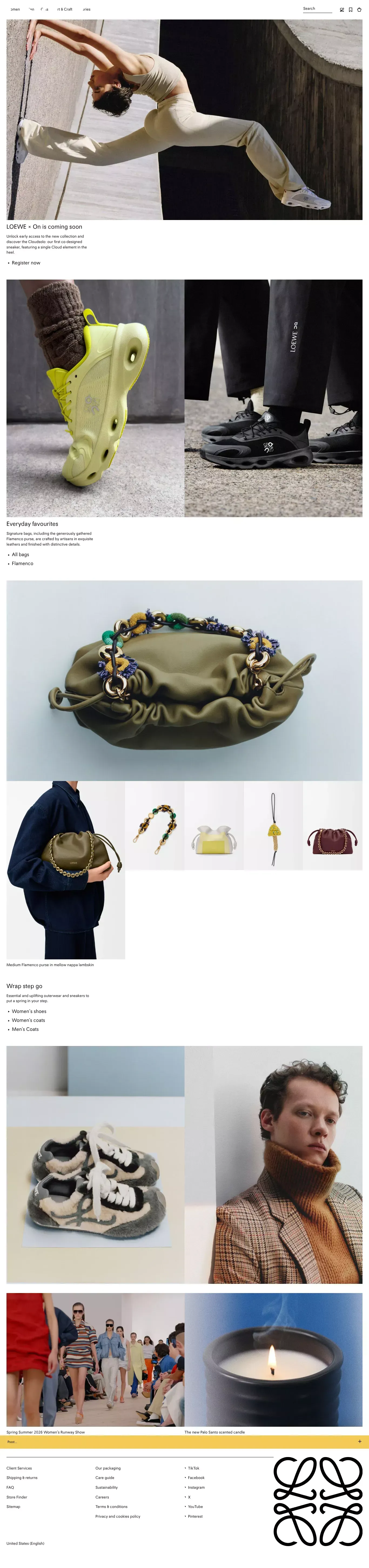 Loewe | Designertaschen, Kleidung, Accessoires fÃ¼r Damen und Herren - LOEWE - Ecommerce design