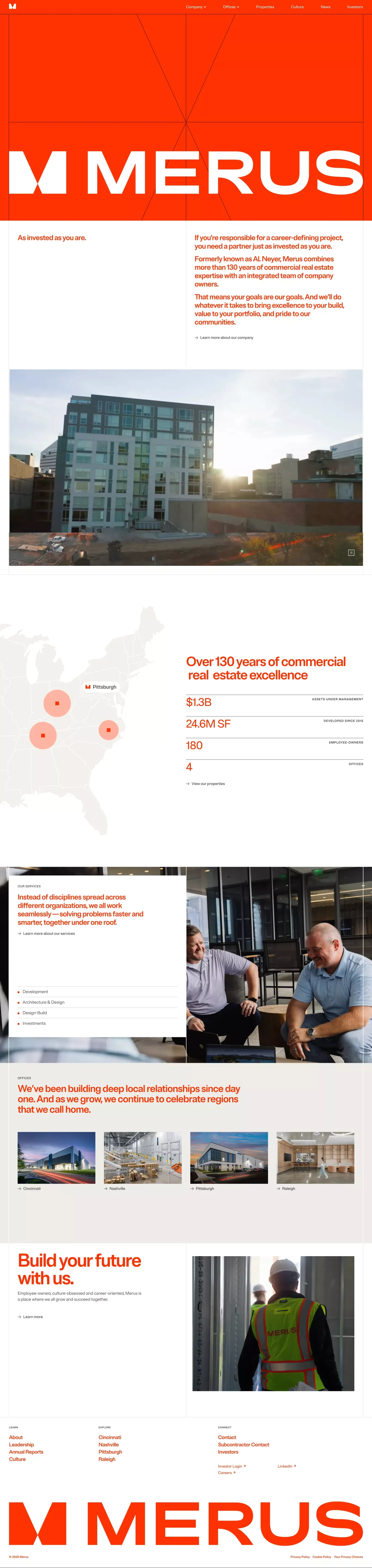 Merus | Design-Build Developer, 100% Employee-Owned - Portfolio design