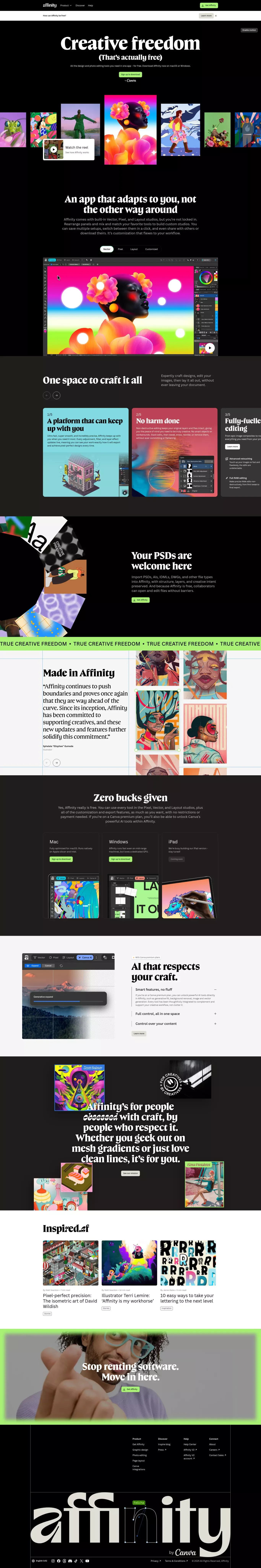 Affinity Professional Creative Software Free for Everyone on