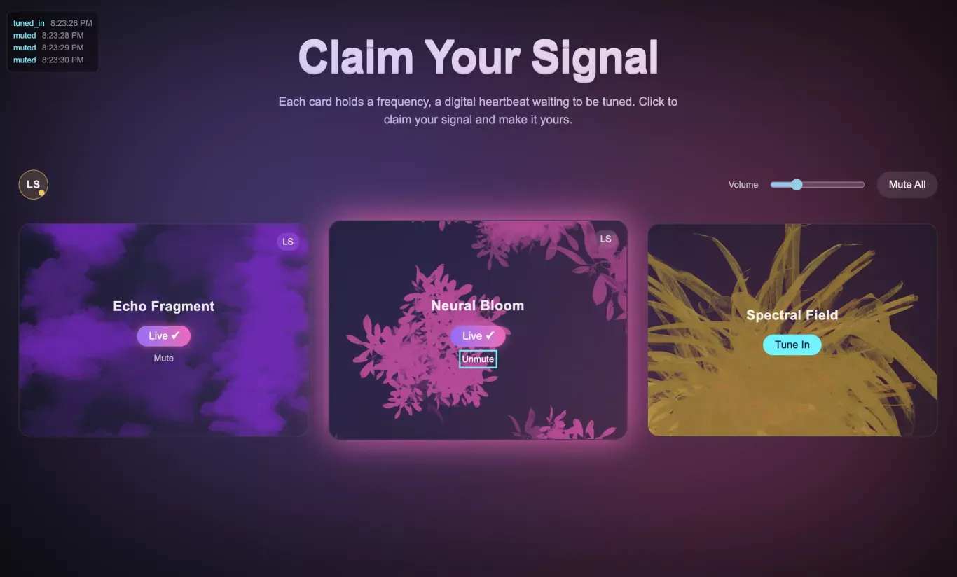 Claim Your Signal - Case Study design