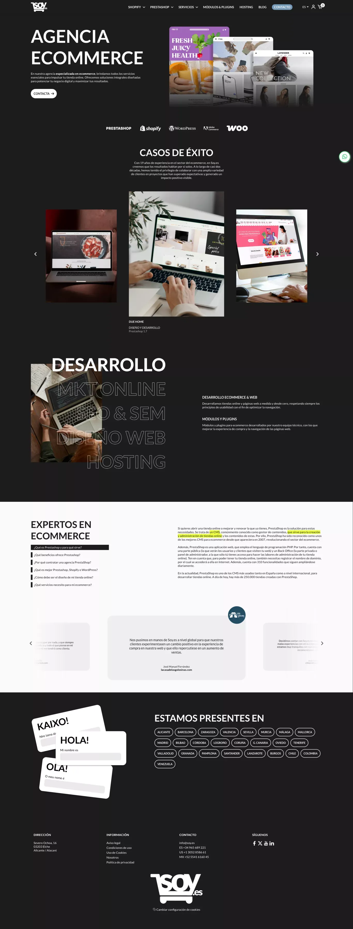 Expertos en Prestashop | Agencia Prestashop - Portfolio design