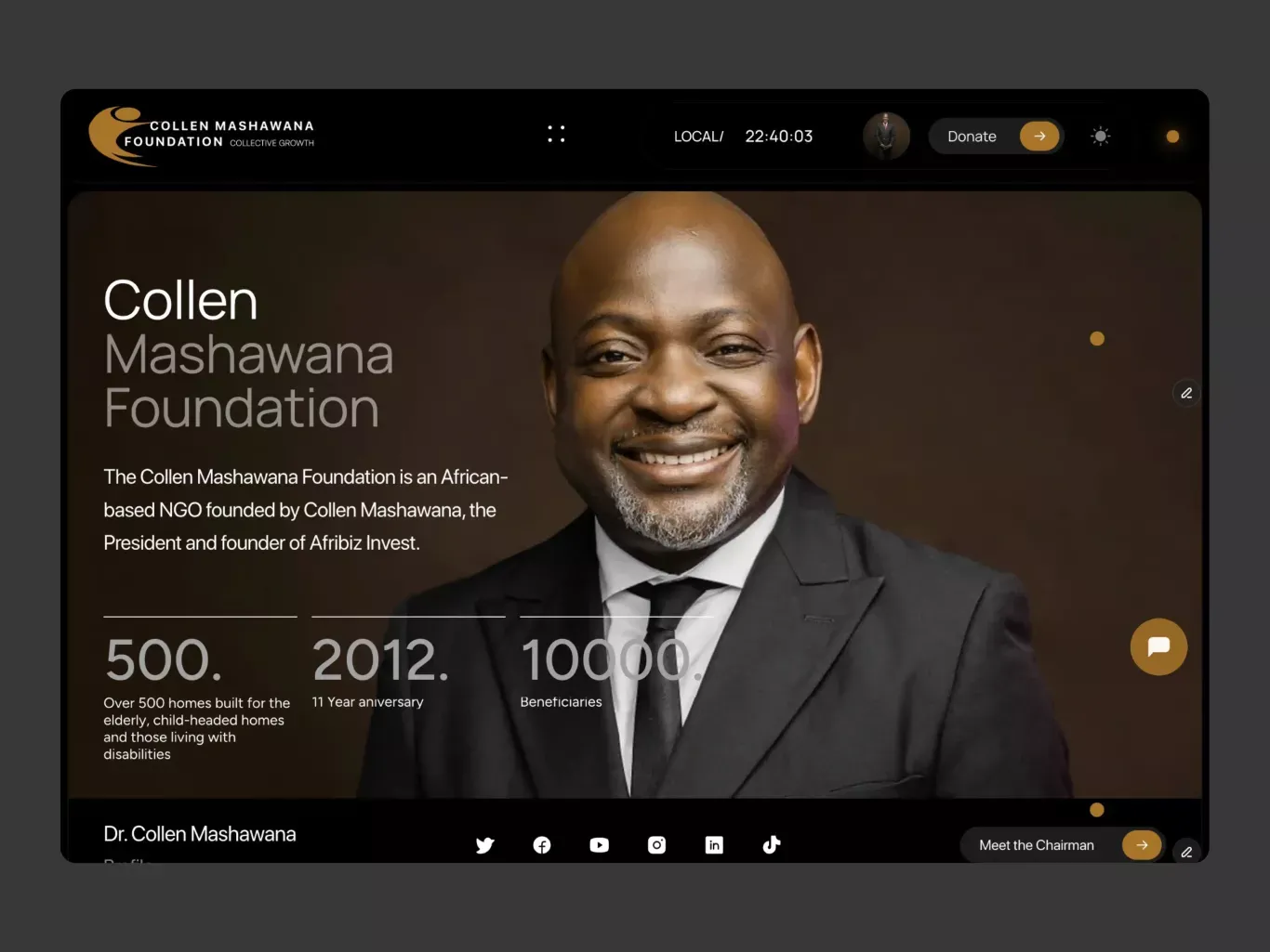 Collen Mashawana Foundation - African Based NGO - Other design