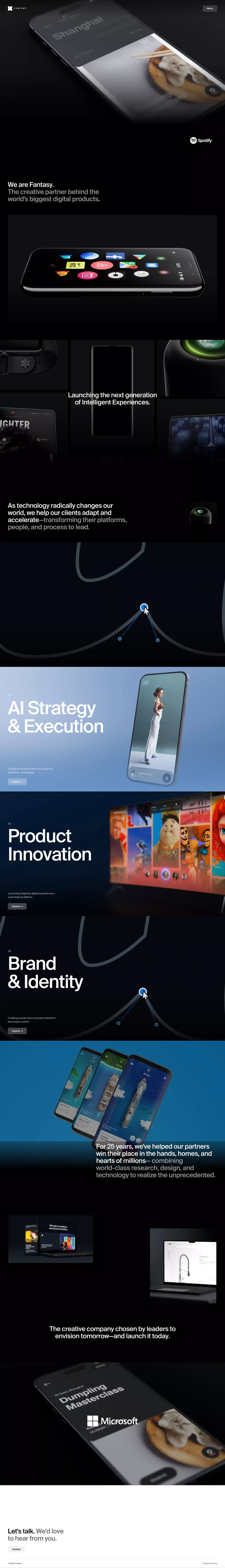 Fantasy | Lead by Design - Portfolio design