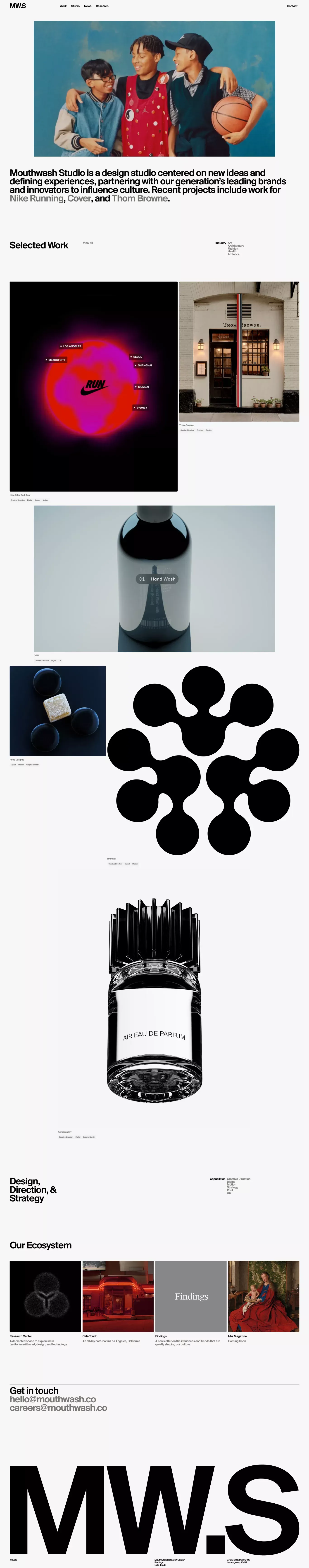 MOUTHWASH Studio - Portfolio design