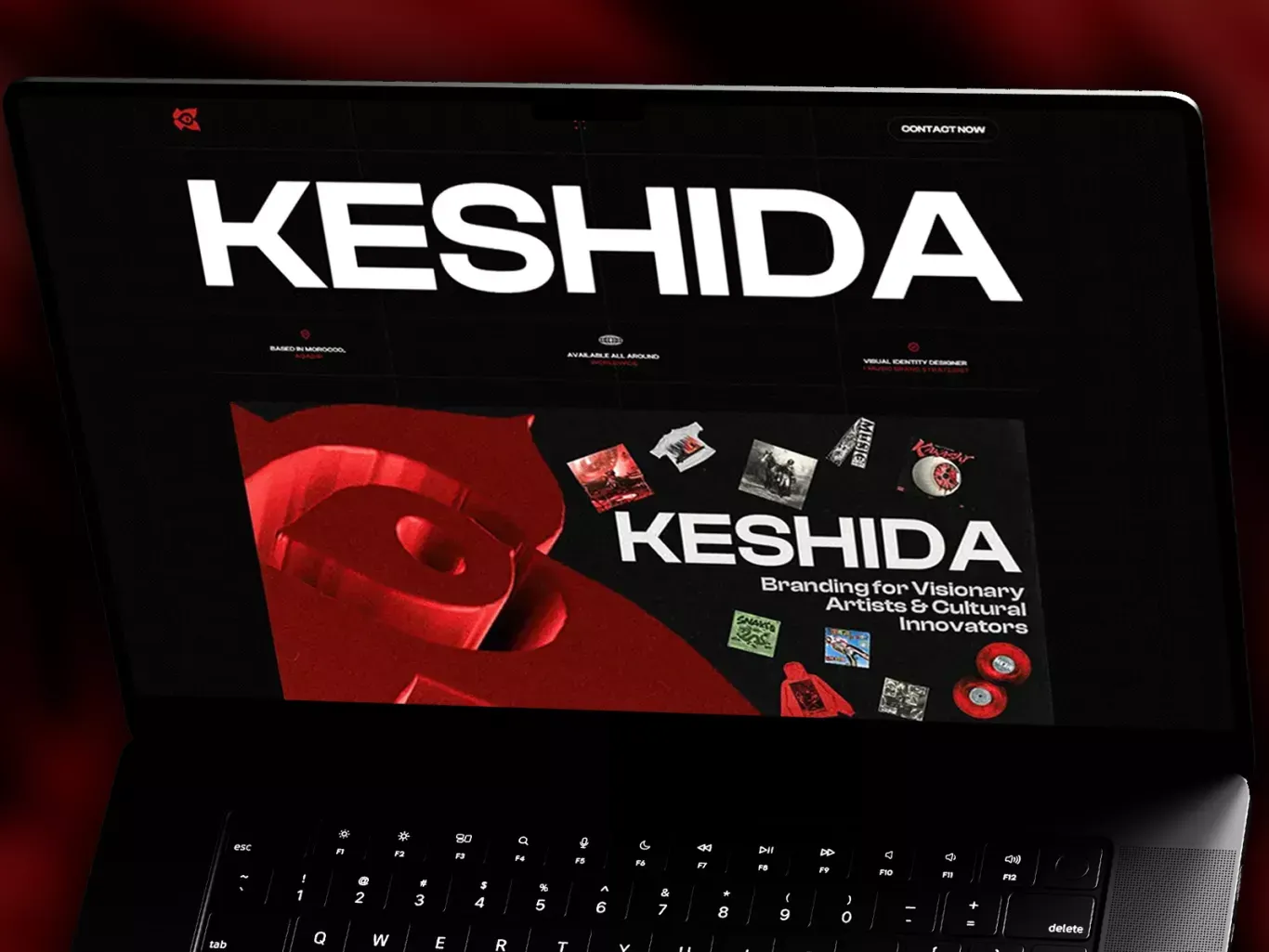 Keshida â Branding for Visionary Artists & Cultural Innovators - Portfolio design