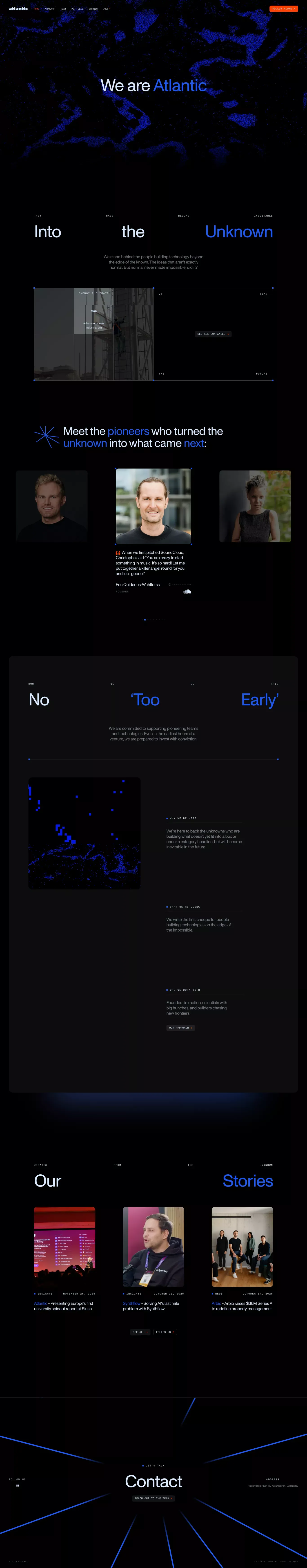 Atlantic - Portfolio design