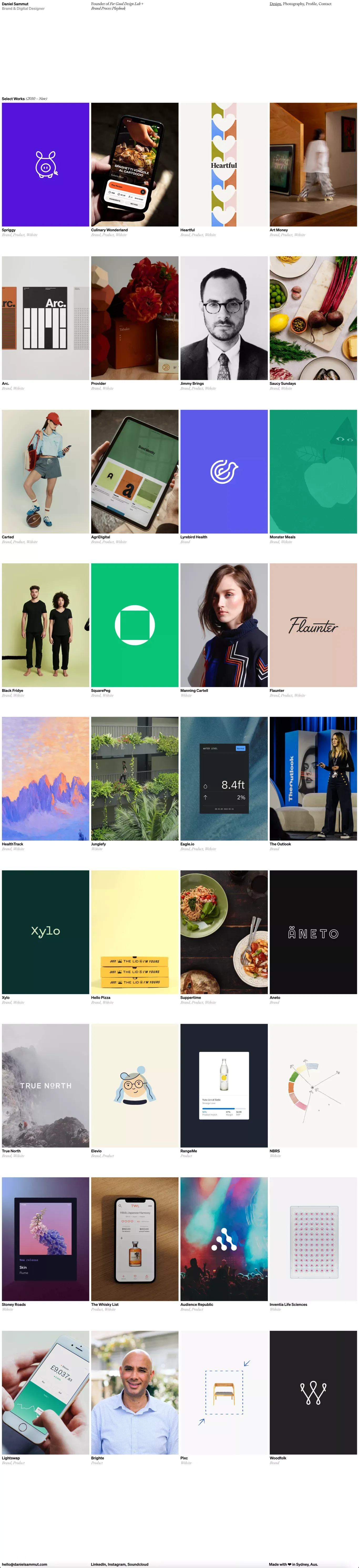 Daniel Sammut â Brand & Digital Designer - Portfolio design