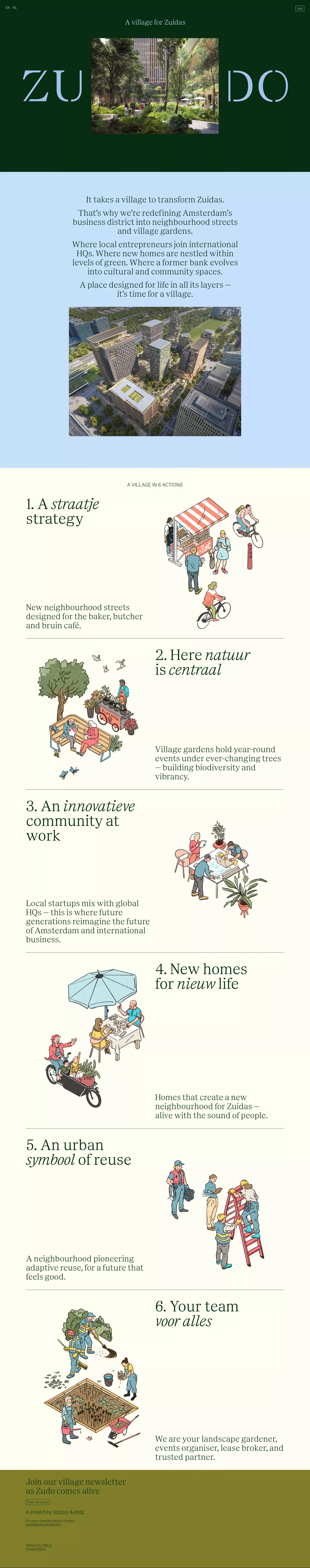 Zudo – A village for Zuidas - Other design