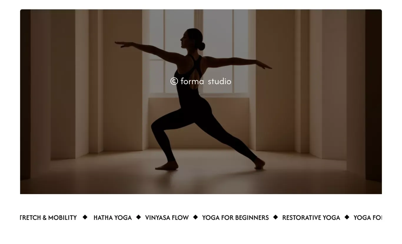 Â© forma studio - Landing design