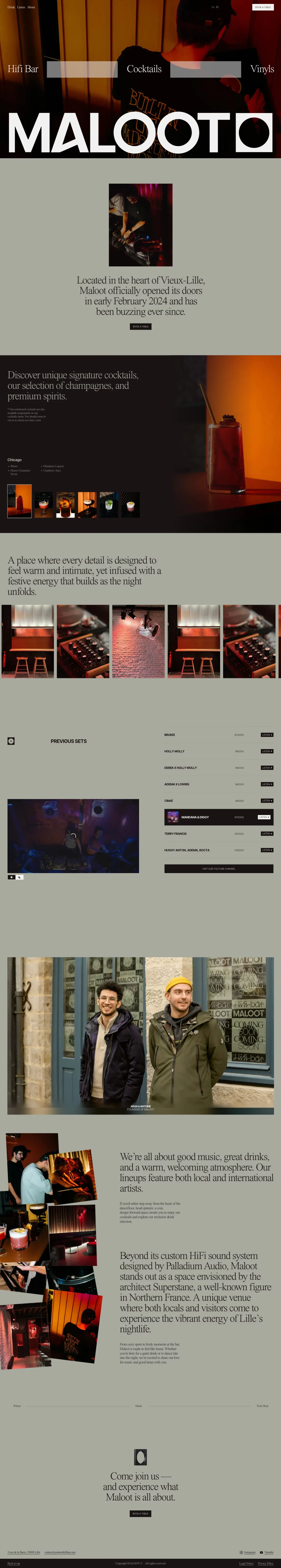 MALOOT | HiFi Bar & Cocktails in Vieux-Lille - Other design