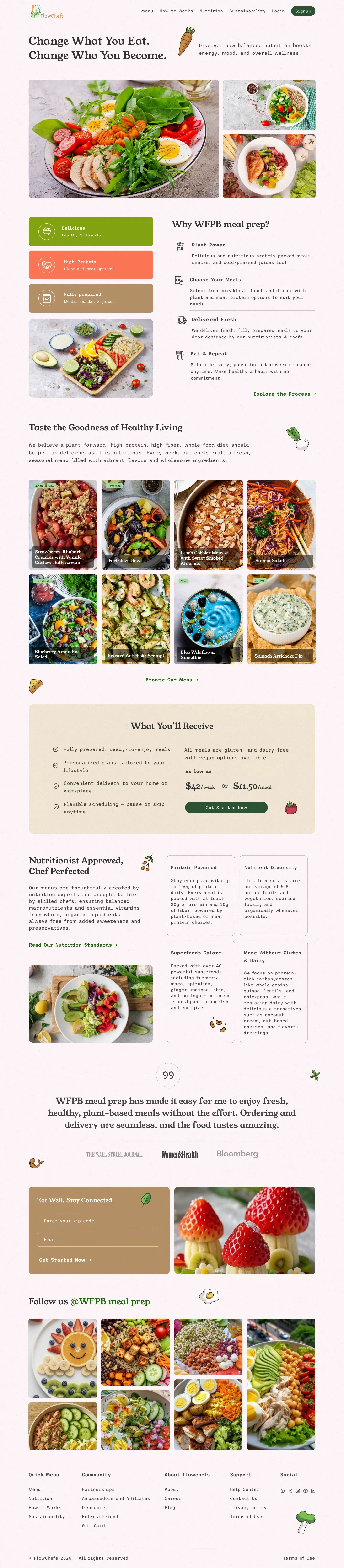 Whole-Food Plant-Based - Ecommerce design