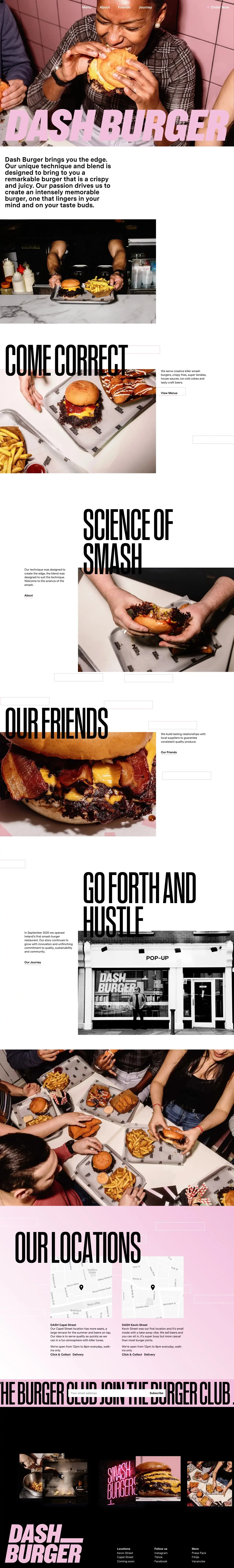Dash Burger - Other design