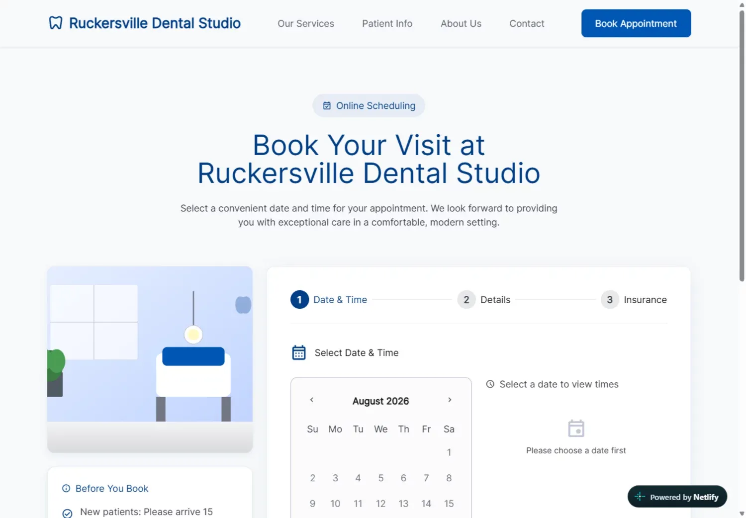 Book Appointment - Ruckersville Dental Studio - Career design