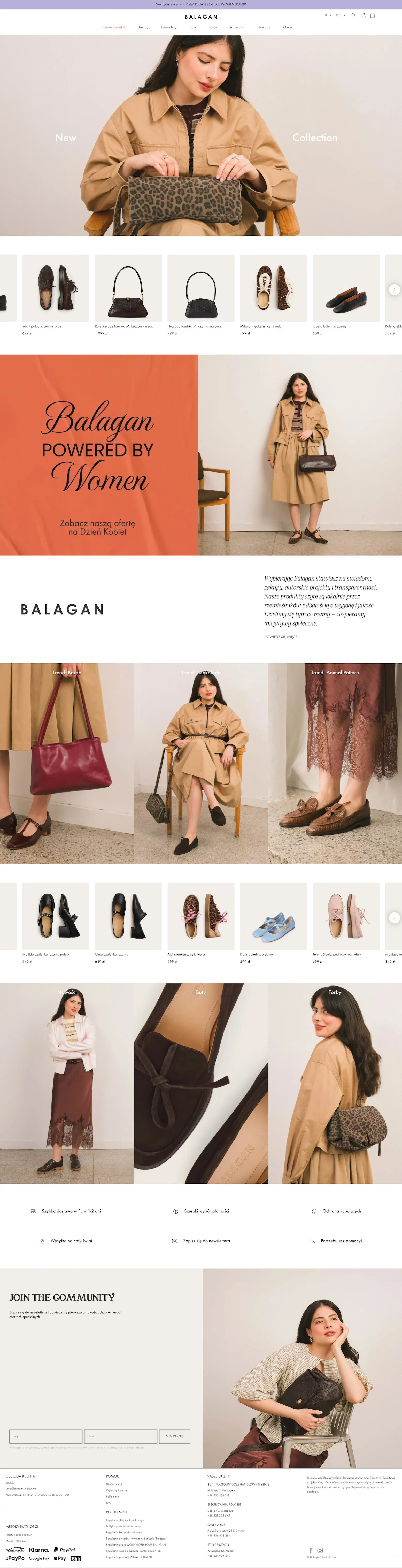 Balagan Studio - Ecommerce design