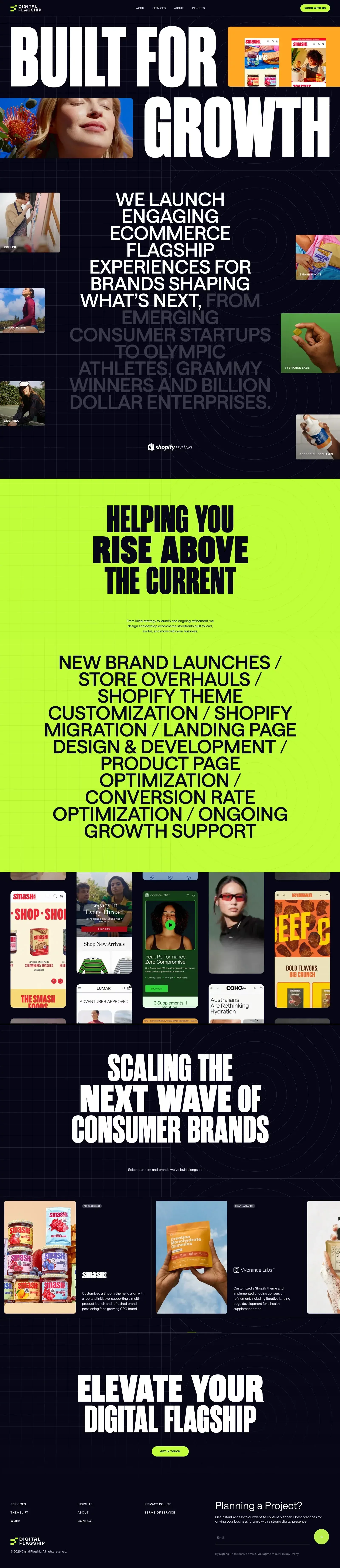 Digital Flagship | Ecommerce Design for the Next Wave - Portfolio design