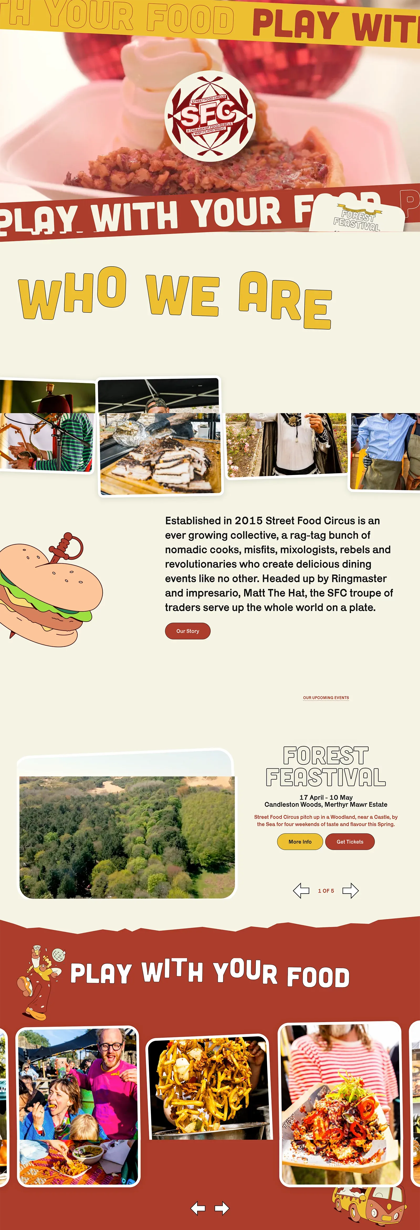 Street Food Circus | Summer Street Food & Drink Festivals - Other design