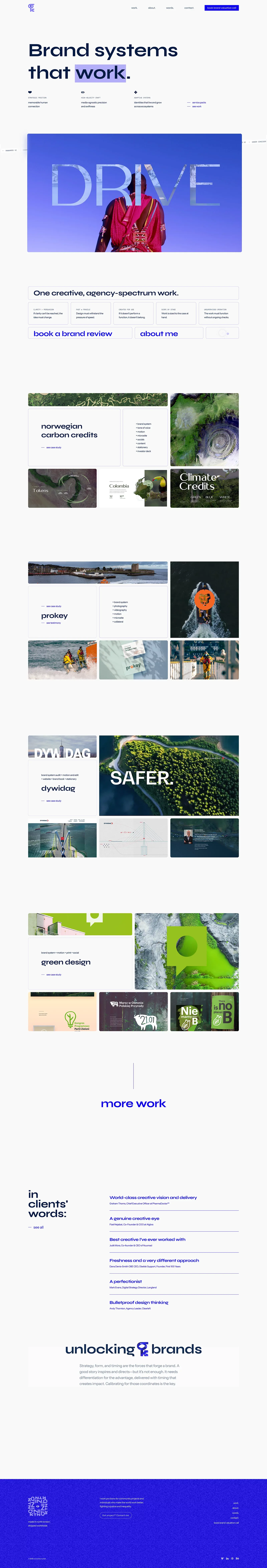 None is the number - Portfolio design
