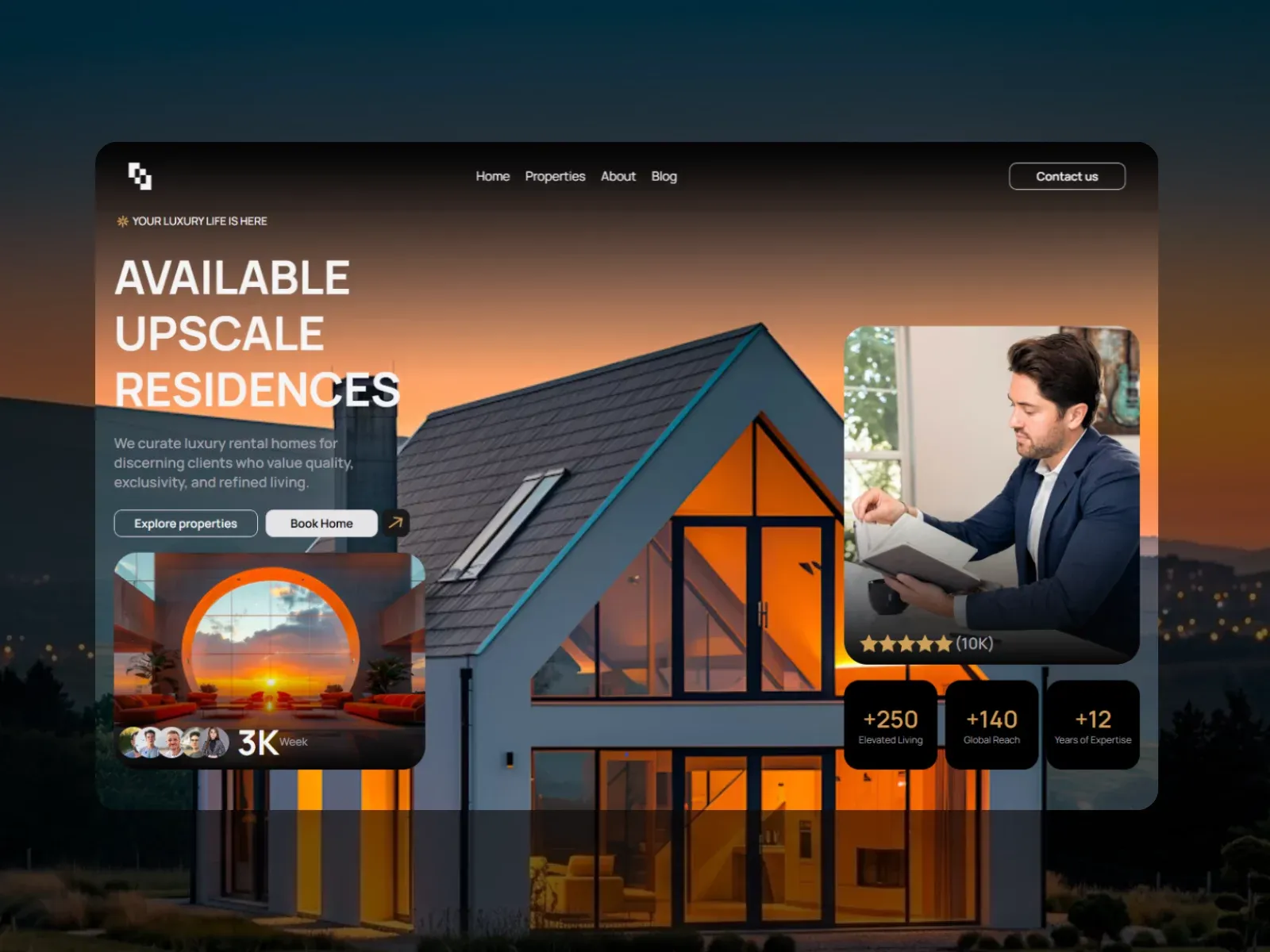 Find your Dream Home - Template design