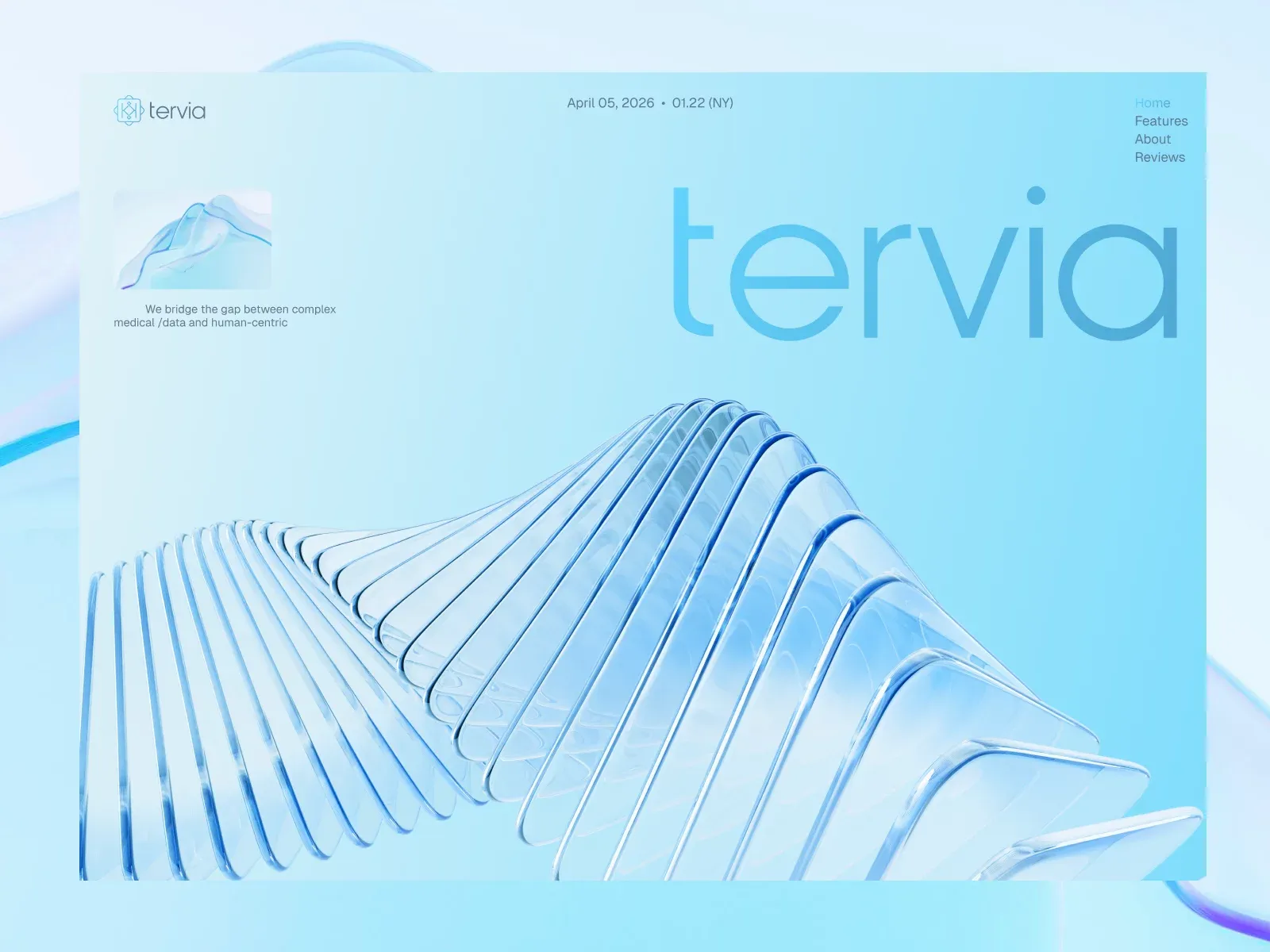 Tervia - Healthcare Technology Website - Template design
