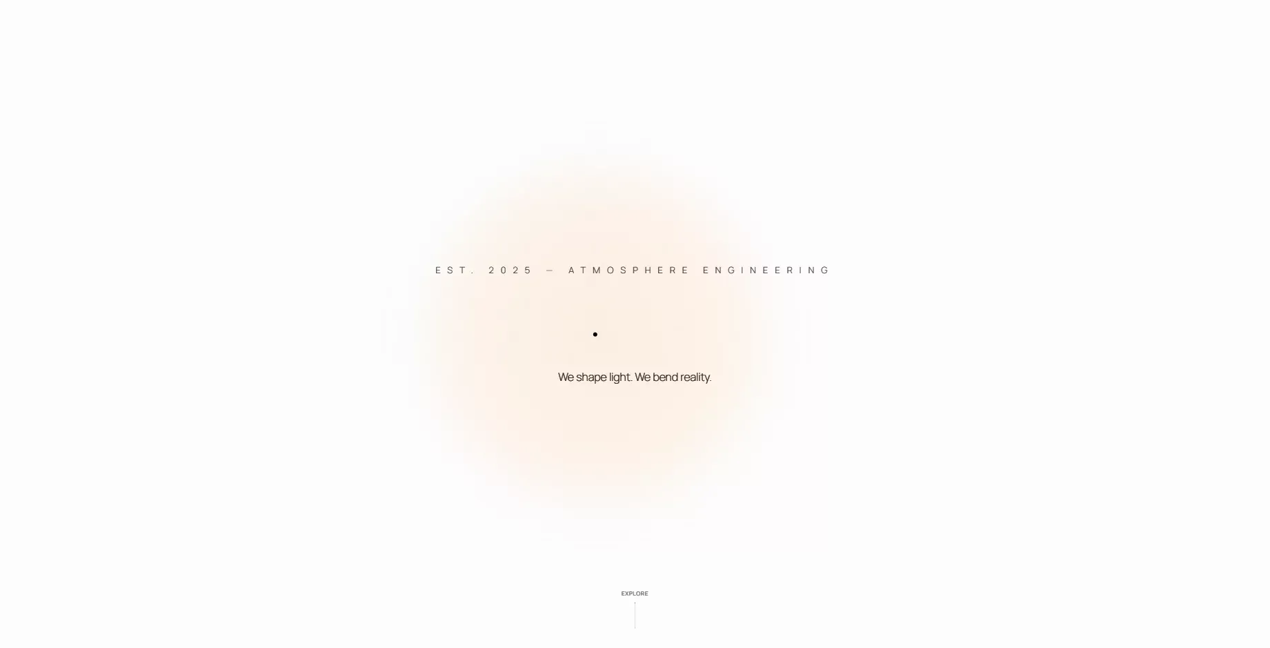 AURÆ STUDIO | We Shape Light - Landing design