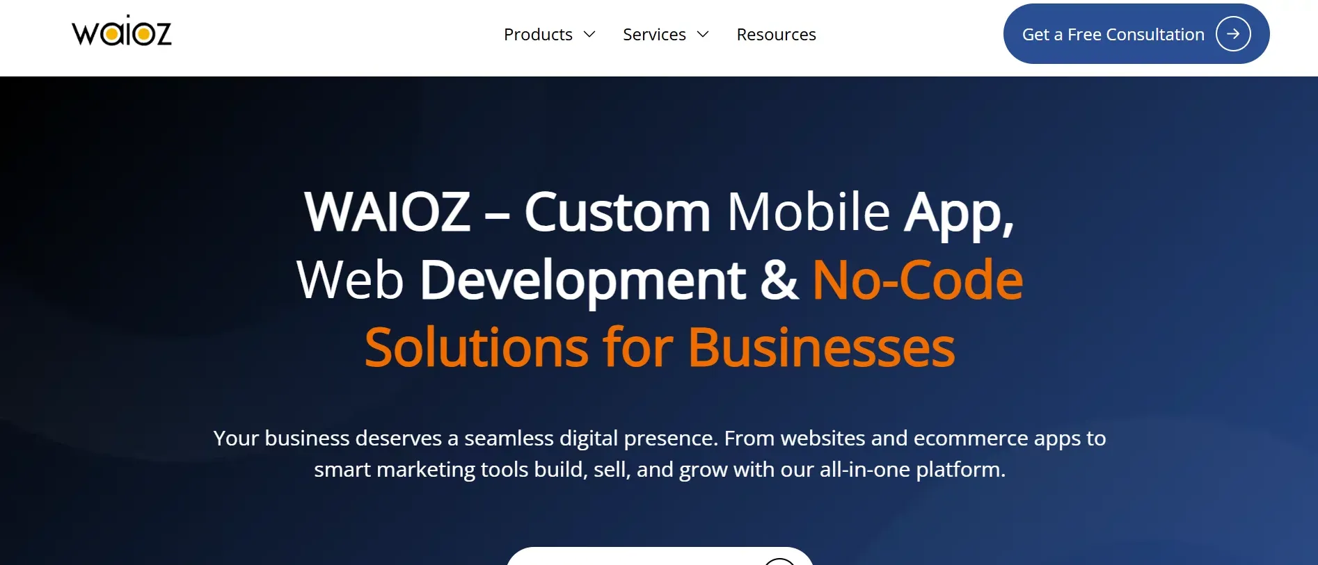 Mobile App & Web Development Company | Ecommerce Website & Digital Marketing Services – Waioz - Ecommerce design