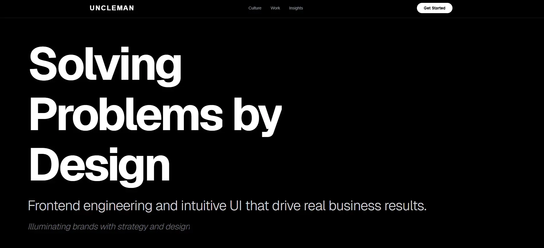 Uncleman - Digital Design & Brand Ecosystem - Portfolio design