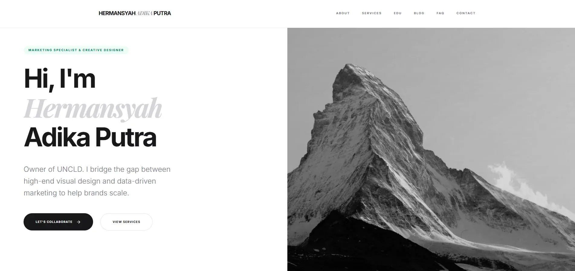 hermansyah adika putra - Portfolio design