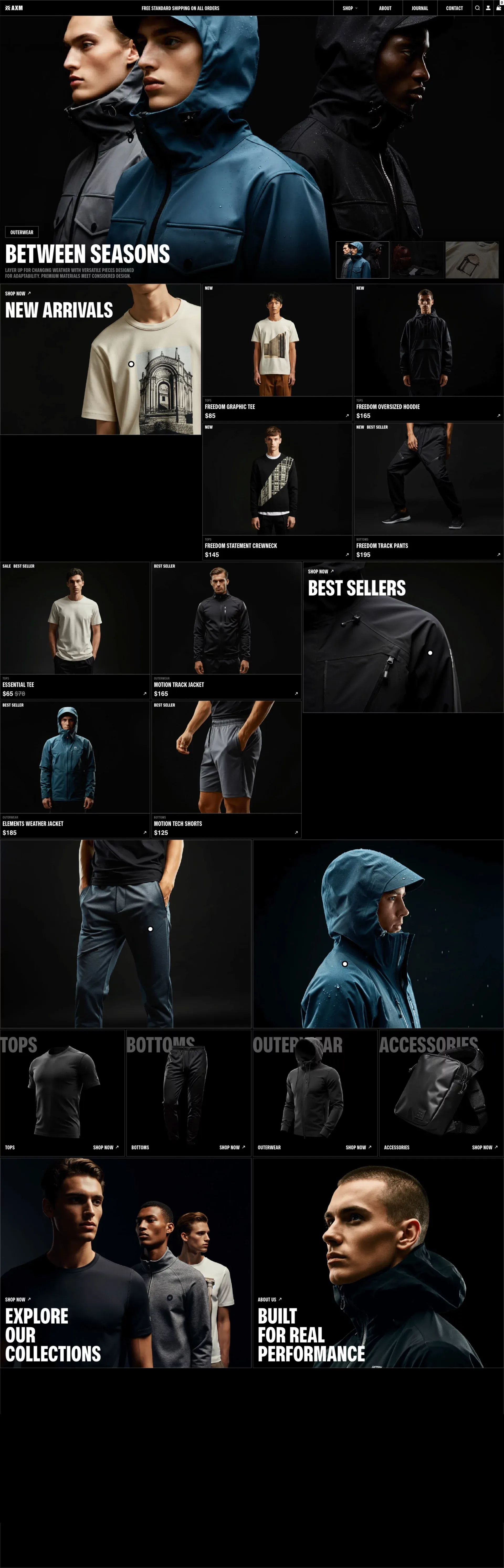 Axiom Ecommerce Template - Ecommerce design
