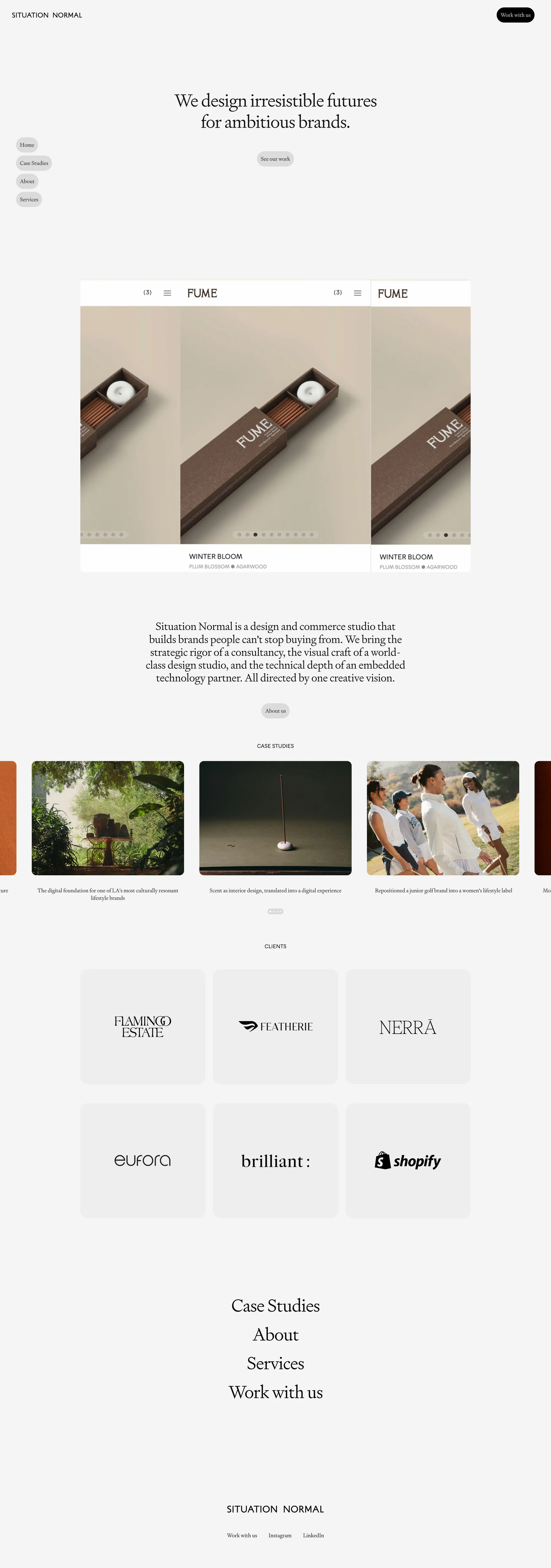 Situation Normal - Portfolio design