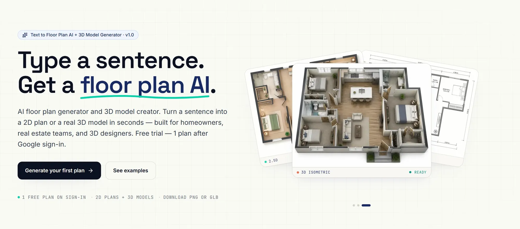 Floor Plan AI Generator – Create 2D Plans & 3D Models - Other design