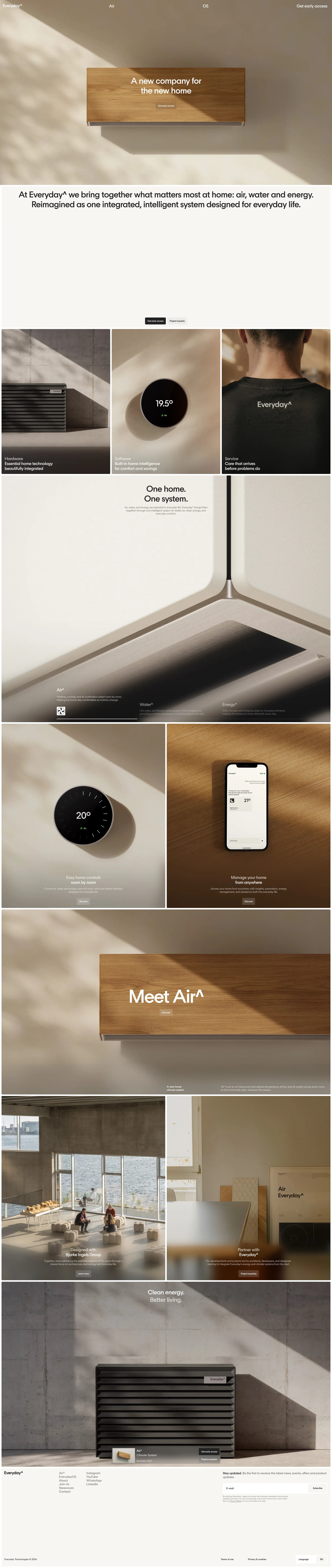 Everyday^ - Landing design