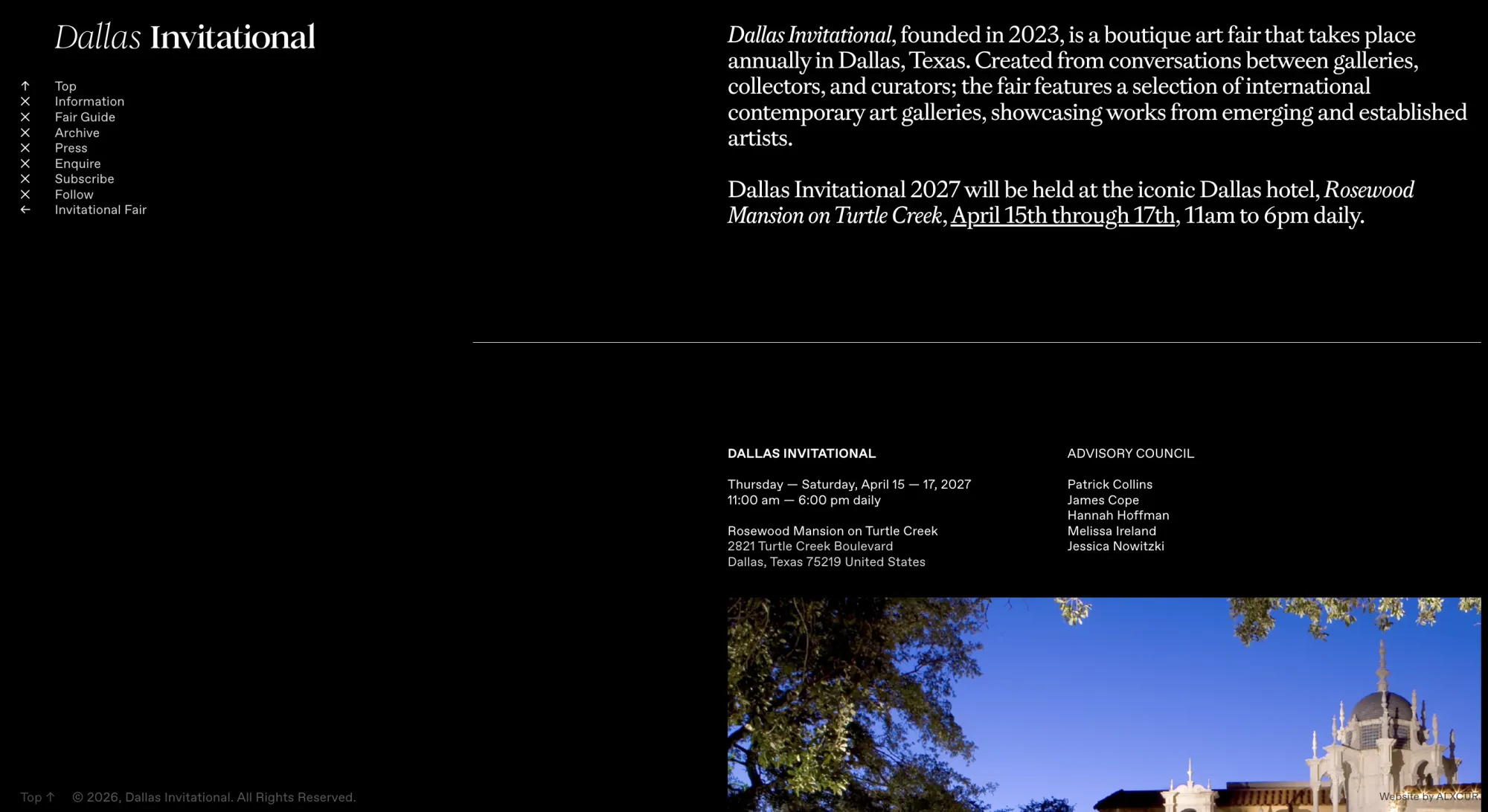 Dallas Invitational | April 15–17, 2027 - Other design